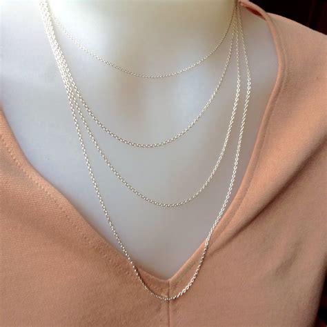 etsy silver chain